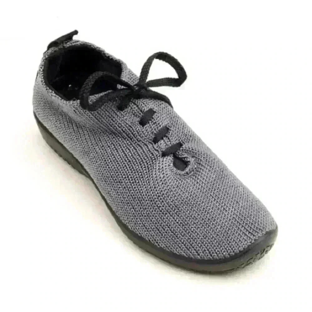 Arcopedico Knit Sneakers Lace Up Titanium Gray Size 44 NEW WITH TAGS